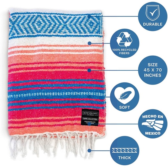 Other - HANDMADE PREMIUM MEXICAN BLANKET